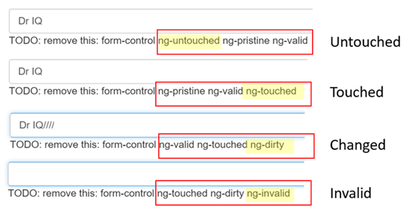 Control State Transitions